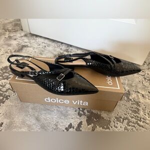 Dolce Vita Black Patent Flats